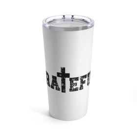 Home/travel Accessories, Insulated Tumbler 20oz, Grateful Christian Inspiration Affirmation