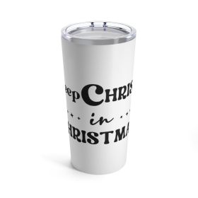 Home/travel Accessories, Insulated Tumbler 20oz, Keep Christ In Christmas, Christian Holiday