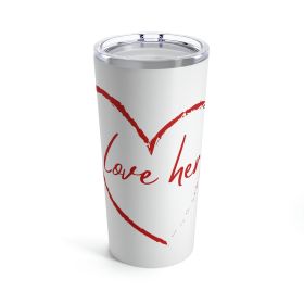Insulated Tumbler 20oz, Say It Soul Love Her, Red