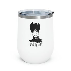 Insulated Tumbler - 12oz, Say It Soul, Walk By Faith Positive Inspiration Affirmation