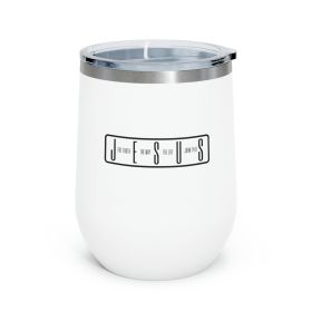 Insulated Tumbler - 12oz, Jesus The Truth The Way The Life John 14:6 Bible Verse Quote - Black