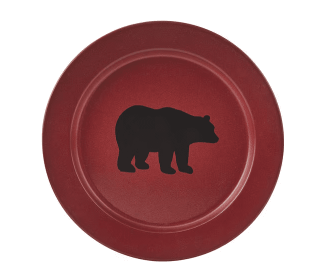 LINVILLE ENAMEL BEAR DINNER PLATE